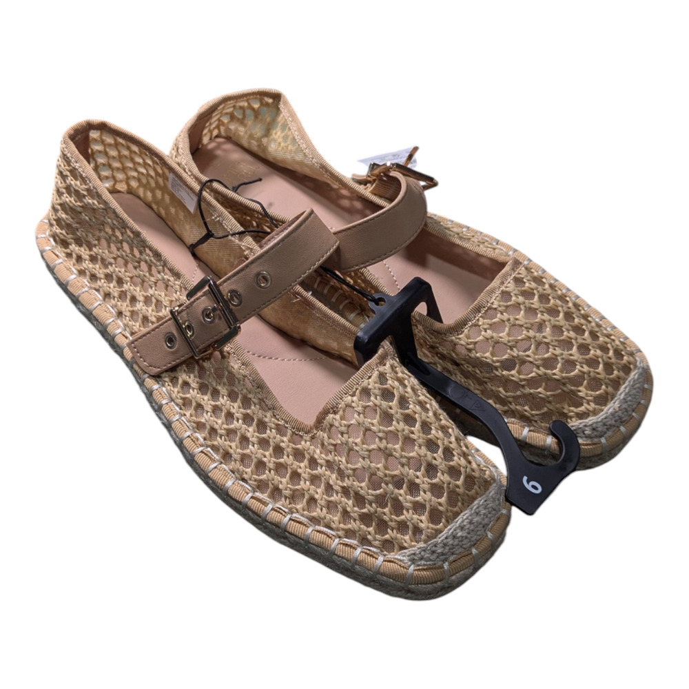 Time And Tru - Espadrille - Mary Jane Flats - Size 9 - NWT - Tan - Picture 3 of 8